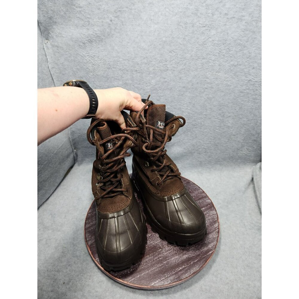 Womens LaCrosse Thermolite Thin Insulation Brown‎ Winter Boots Size 5